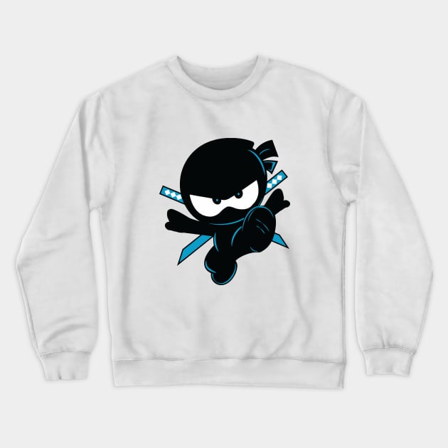 Ninja Kidz Crewneck Sweatshirt by TypeTees